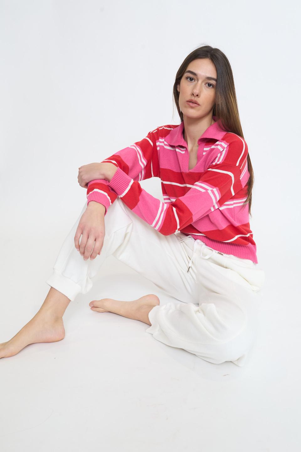 Maglia polo rigata | Brend