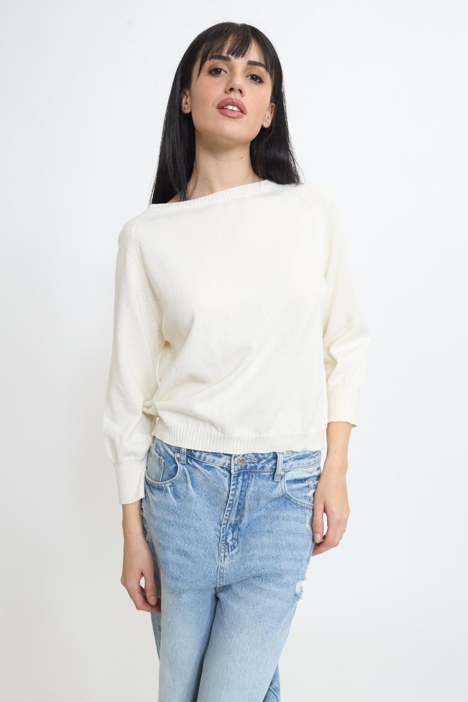 Maglia paricollo raglan | Brend