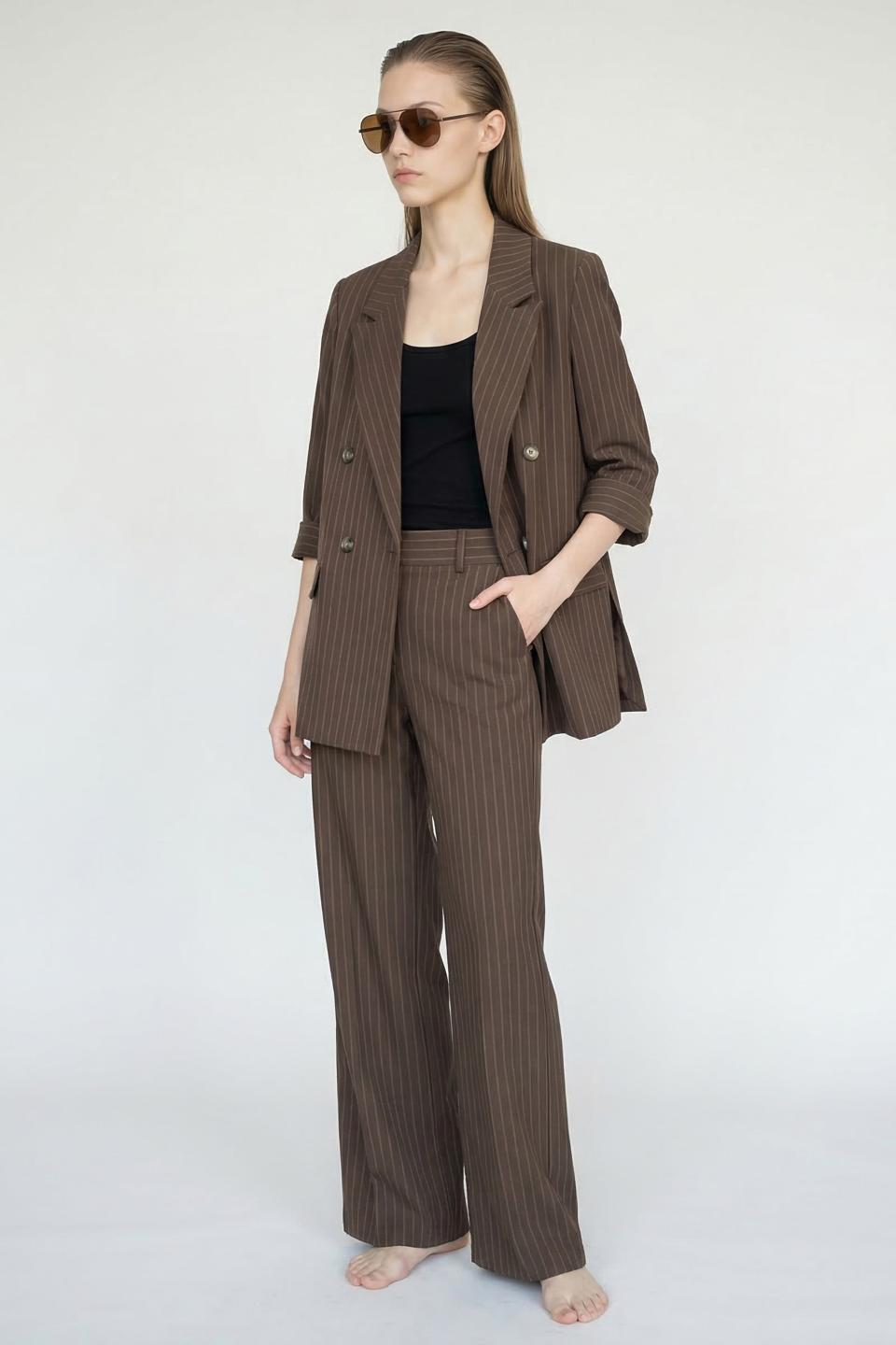 Pantalone gamba dritta | Brend