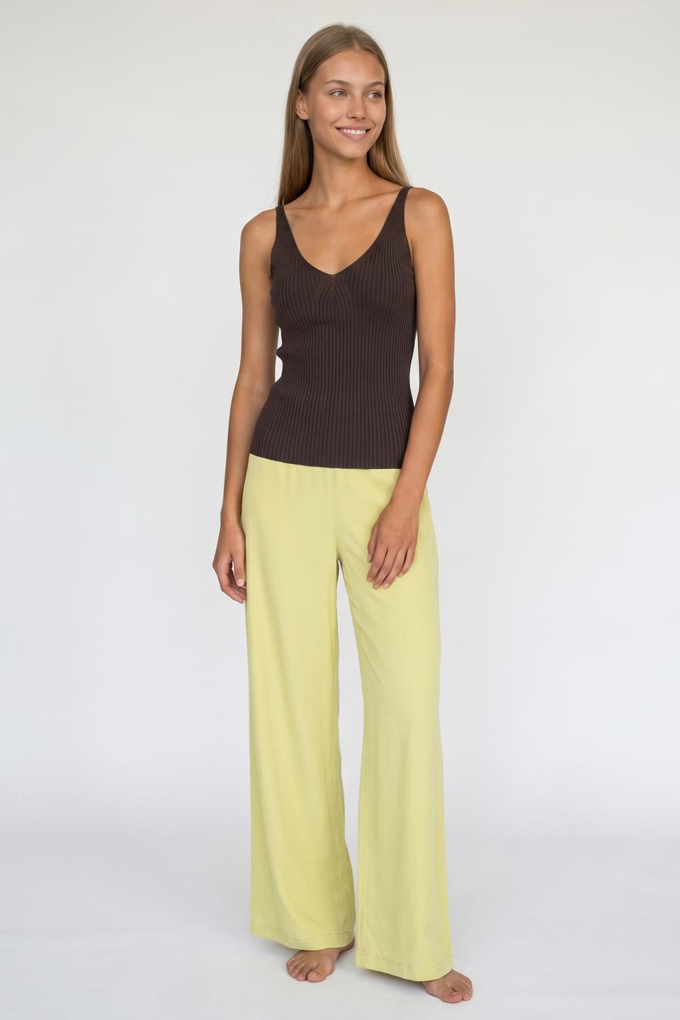 Pantalone palazzo elastico | Brend