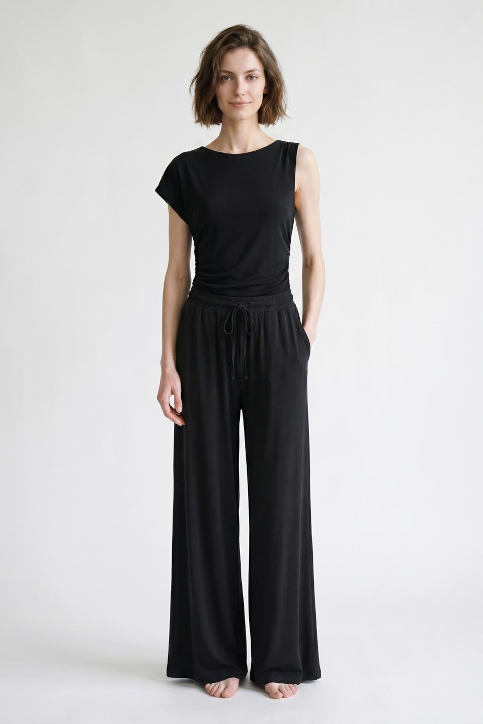 Pantalone palazzo elastico | Brend