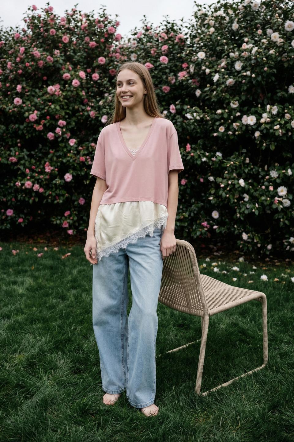 T-shirt fondo raso | Brend