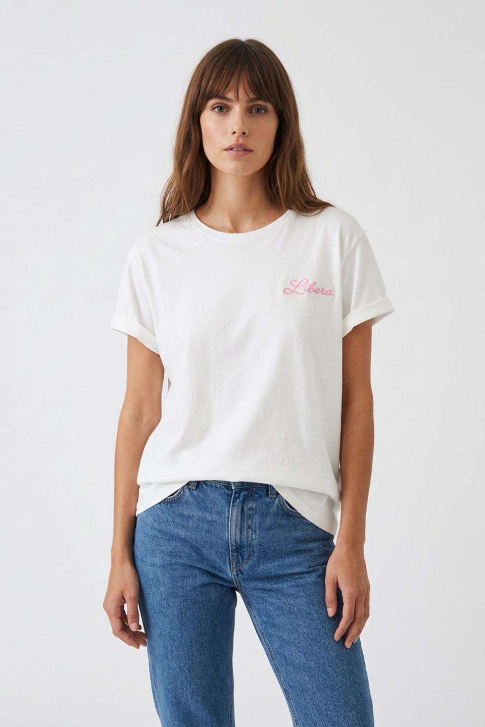 T-shirt ricamo Libera | Brend
