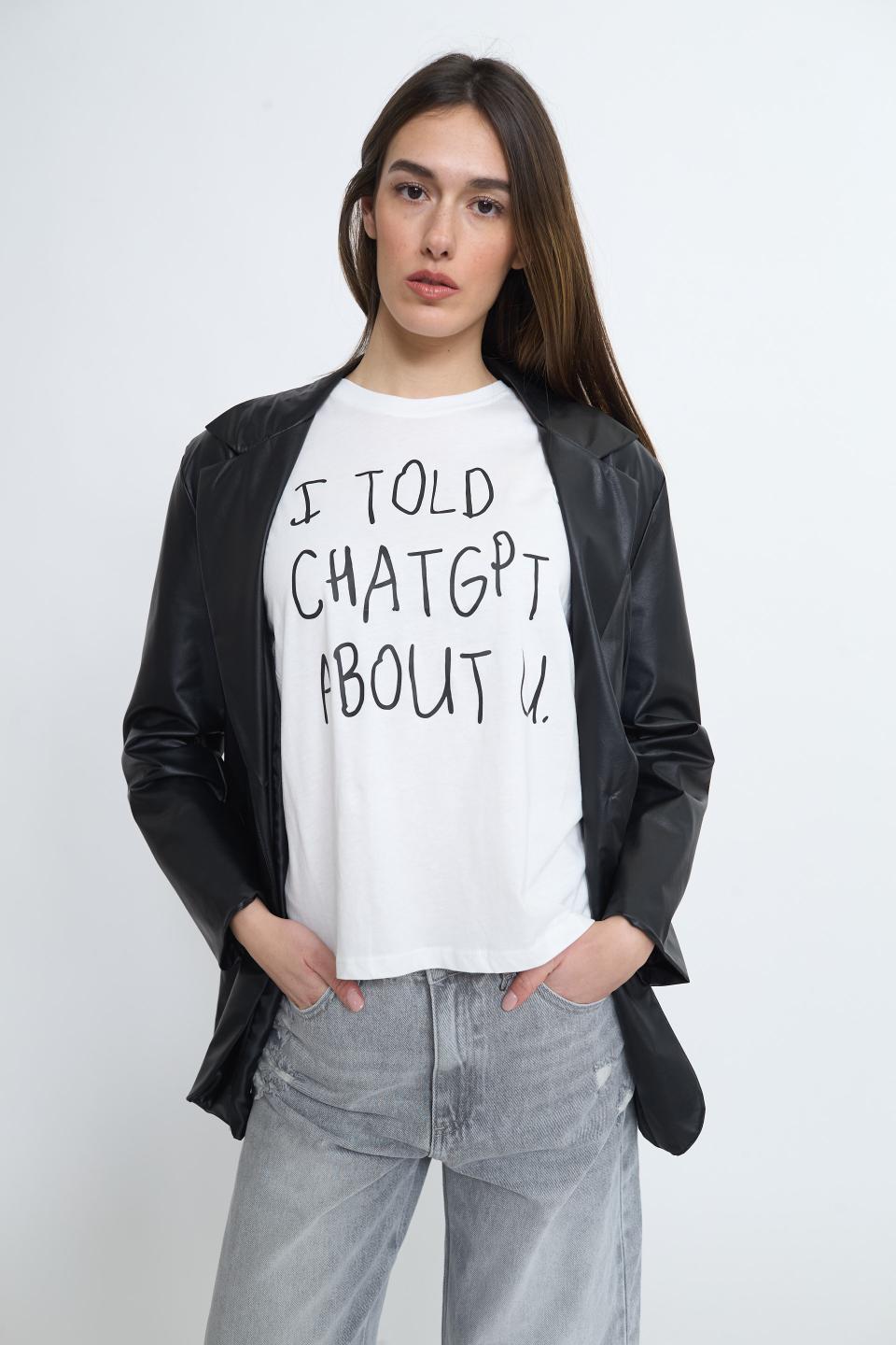 T-shirt stampa Chat | Brend