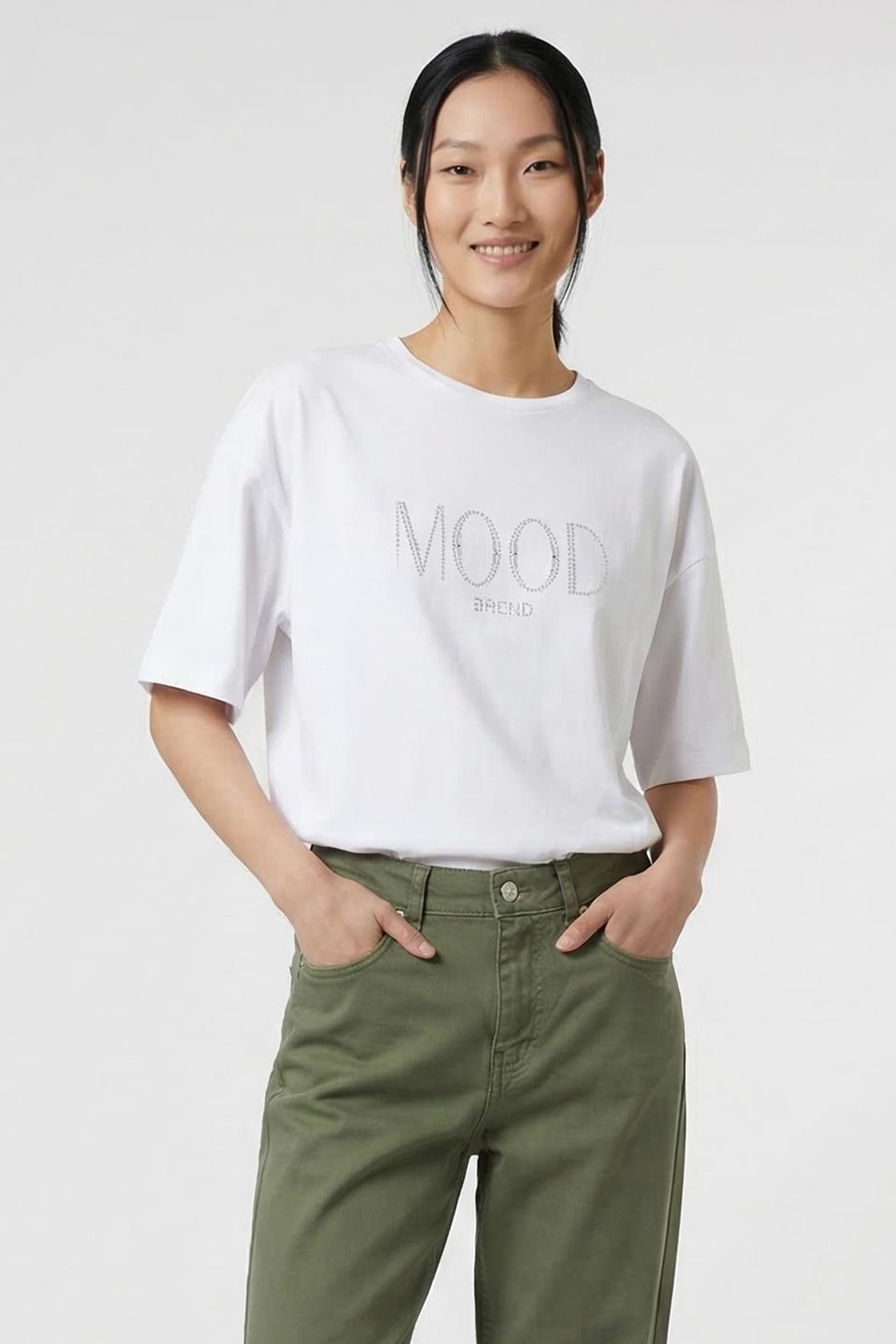 T-shirt over Mood strass | Brend