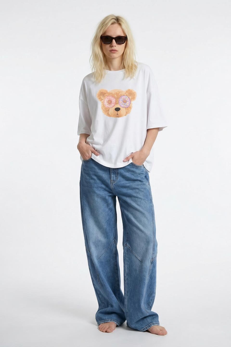 T-shirt crop Teddy | Brend