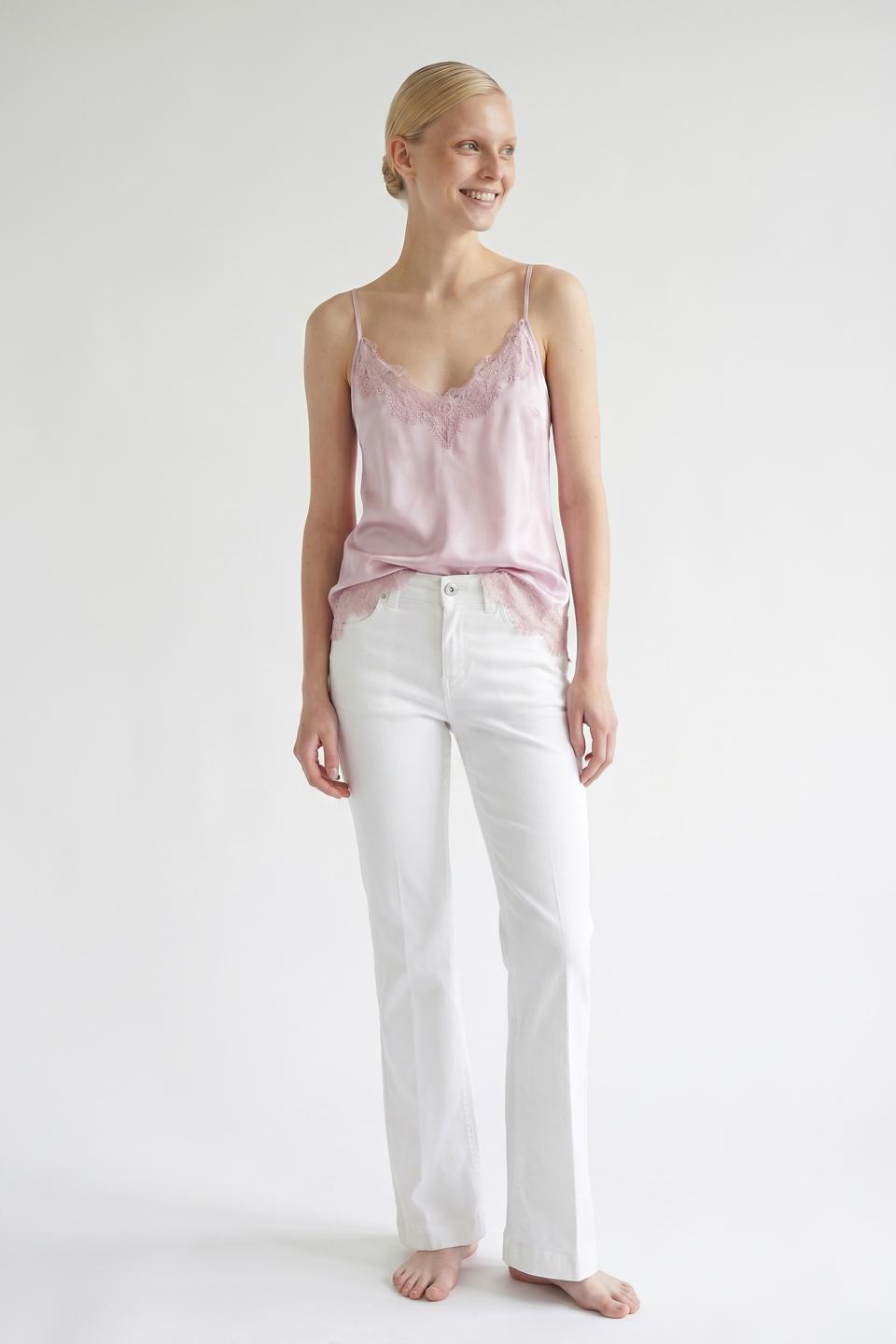 Top asimmetrico pizzo | Brend