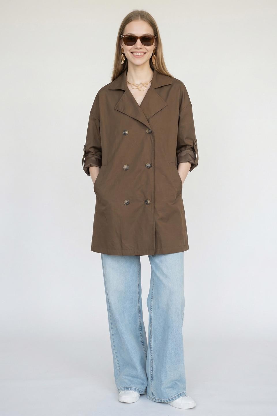 Trench 3/4 doppio petto | Brend