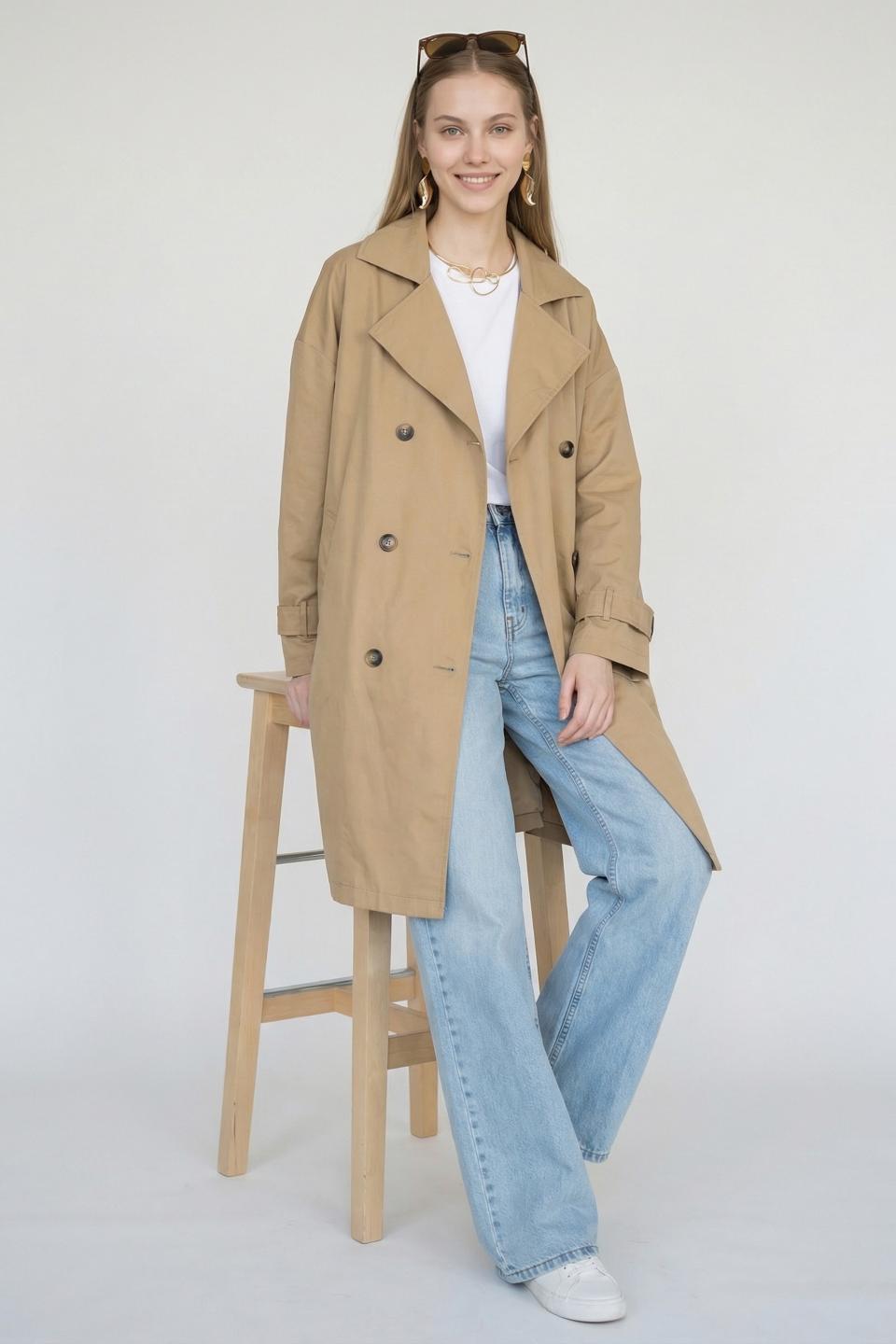 Trench 3/4 doppio petto | Brend