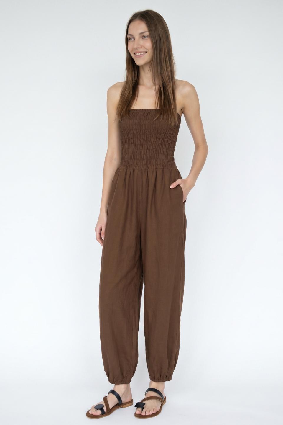 Tuta bustino punto smock | Brend
