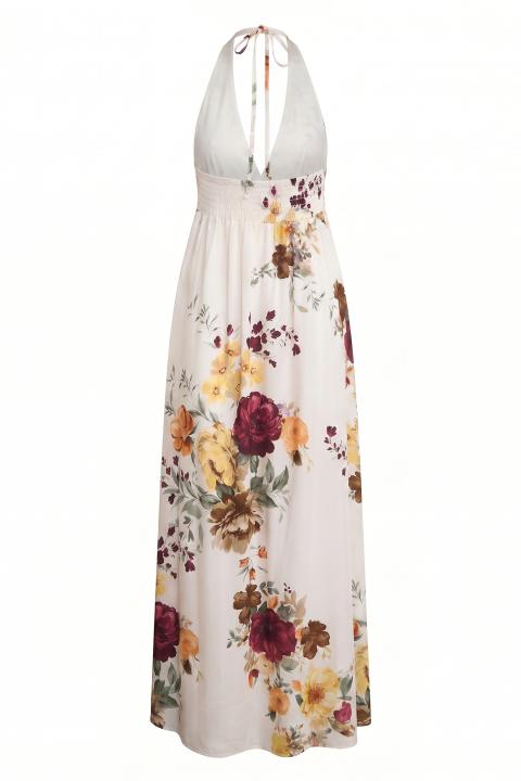 Abito fantasia punto smock dietro fiori moro - Primavera Estate 2026 | Brend