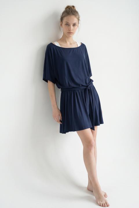 Mini-abito svasato blu - Primavera Estate 2026 | Brend