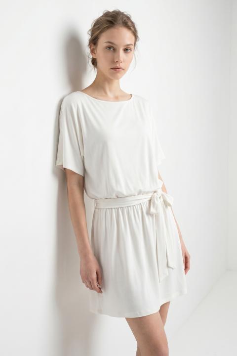 Mini-abito svasato panna - Primavera Estate 2026 | Brend