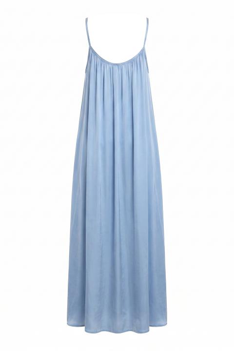 Abito lungo viscosa jeans - Primavera Estate 2026 | Brend