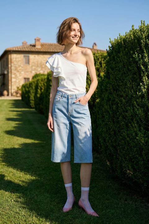 Bermuda denima denim delavato - Primavera Estate 2026 | Brend