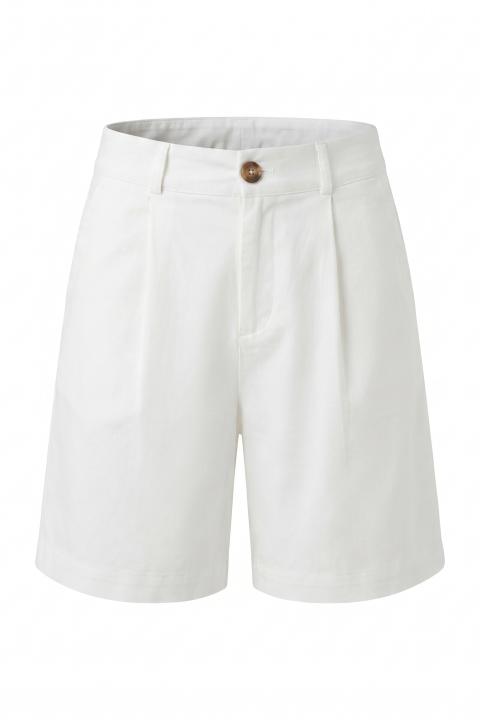 Bermuda pinces ed elastico bianco - Primavera Estate 2026 | Brend