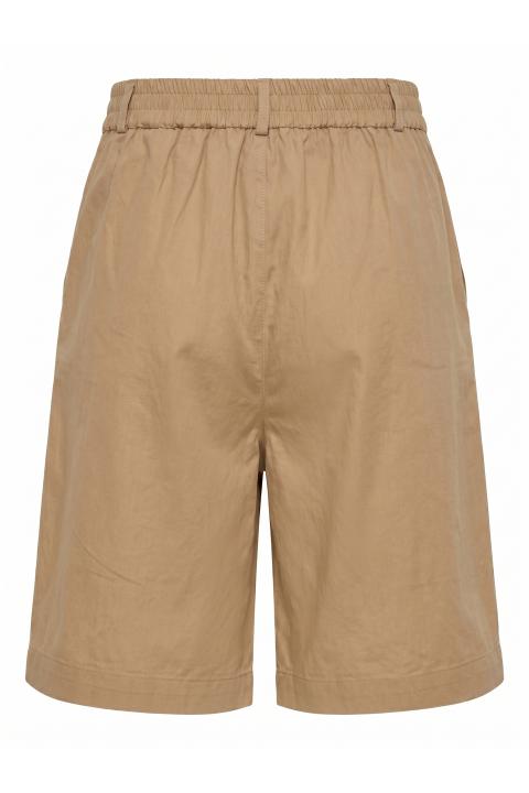 Bermuda pinces ed elastico cammello - Primavera Estate 2026 | Brend