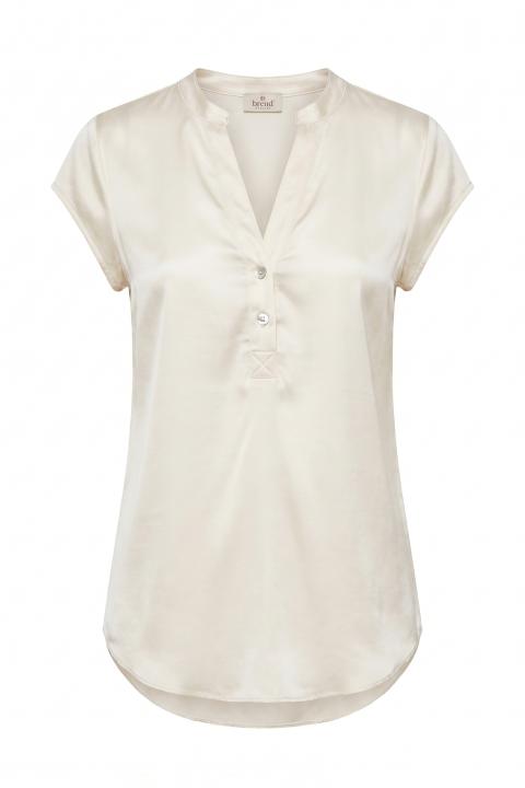 Blusa polo viscosa burro - Primavera Estate 2026 | Brend