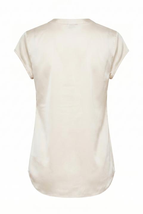 Blusa polo viscosa burro - Primavera Estate 2026 | Brend