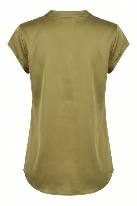 Blusa polo viscosa olio - Primavera Estate 2026 | Brend