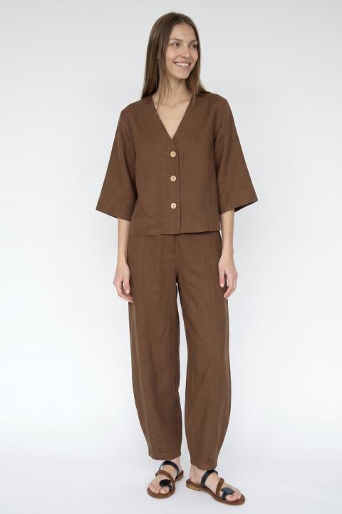 Blusa scollo V moro - Primavera Estate 2026 | Brend