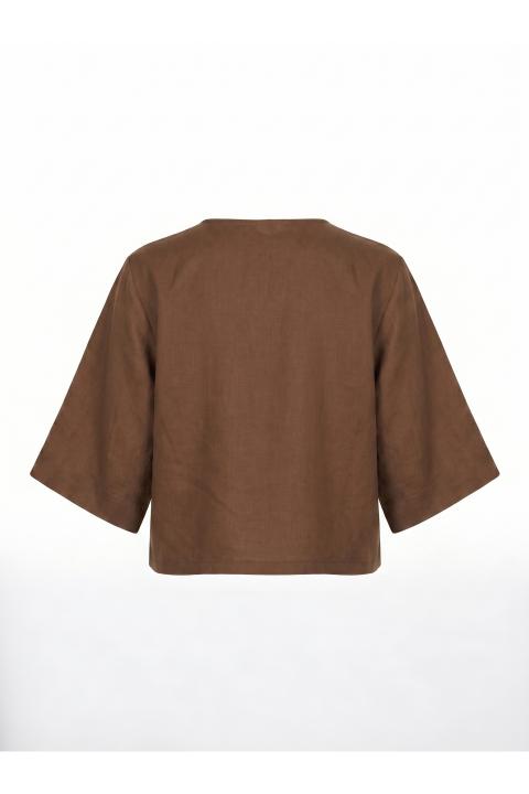 Blusa scollo V moro - Primavera Estate 2026 | Brend