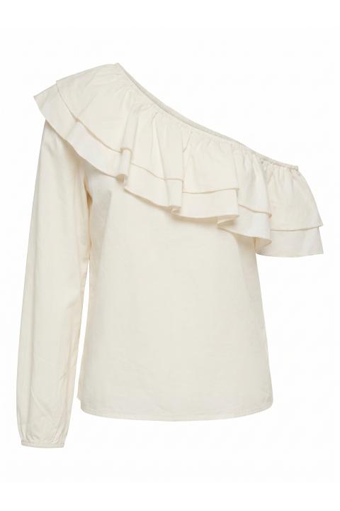 Blusa monospalla volant antique - Primavera Estate 2026 | Brend