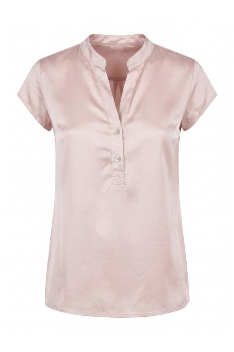 Blusa serafino raso rosa - Primavera Estate 2026 | Brend
