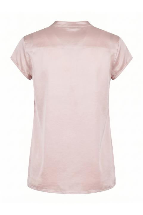 Blusa serafino raso rosa - Primavera Estate 2026 | Brend