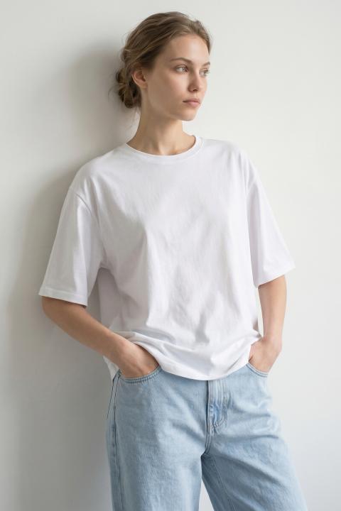 Blusa over 1/2 manica bianco - Primavera Estate 2026 | Brend