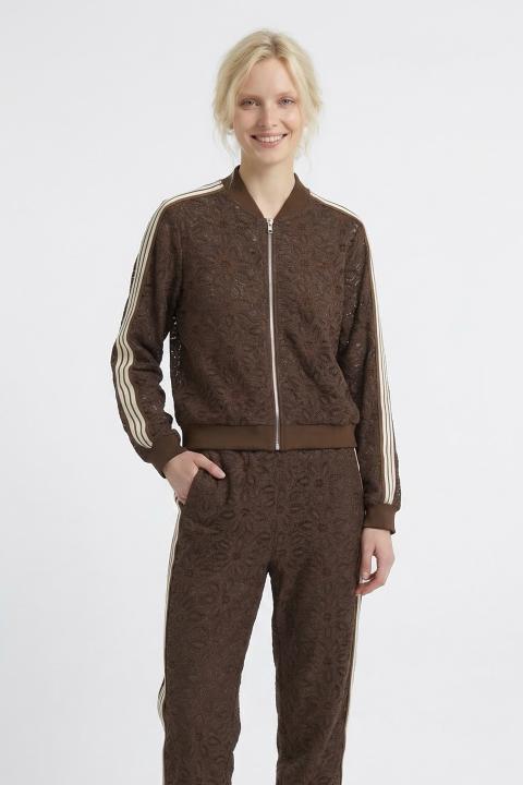Bomber pizzo bande marrone - Primavera Estate 2026 | Brend