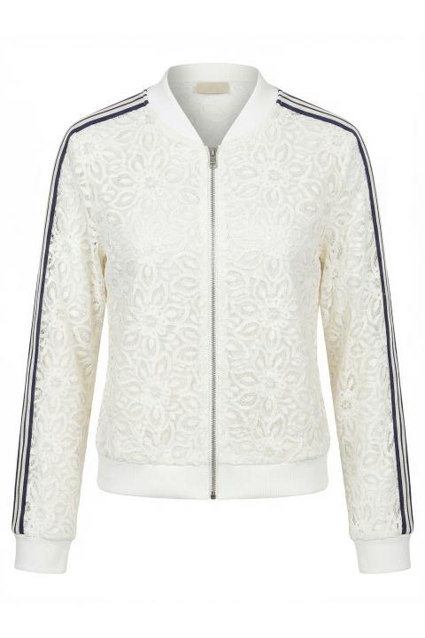 Bomber pizzo bande panna - Primavera Estate 2026 | Brend