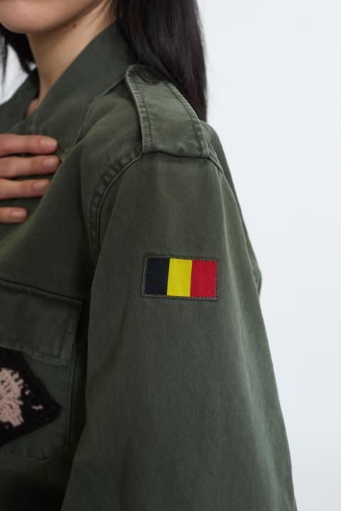 Bomber patch crochet militare - Primavera Estate 2026 | Brend