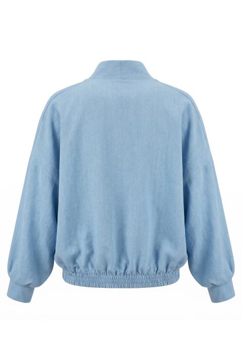 Bomber 3 bottoni denim denim chiaro - Primavera Estate 2026 | Brend