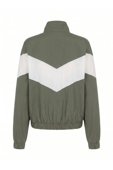 Bomber zip militare/panna - Primavera Estate 2026 | Brend