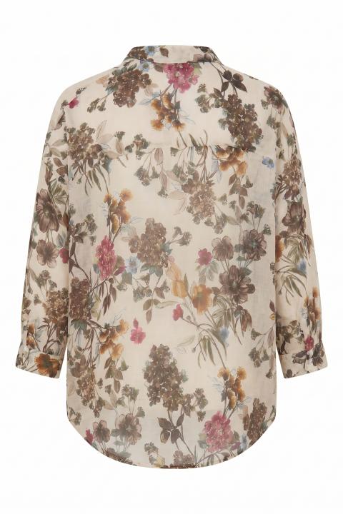 Camicia coreana fantasia floreale moro - Primavera Estate 2026 | Brend