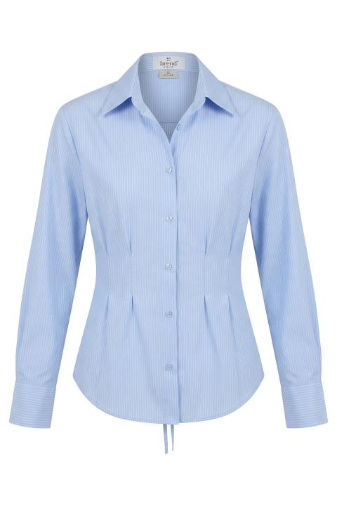 Camicia cugni e spalline rigato celeste - Primavera Estate 2026 | Brend