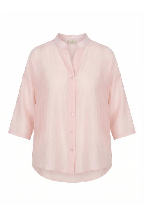 Camicia coreana asimmetrica rosa - Primavera Estate 2026 | Brend