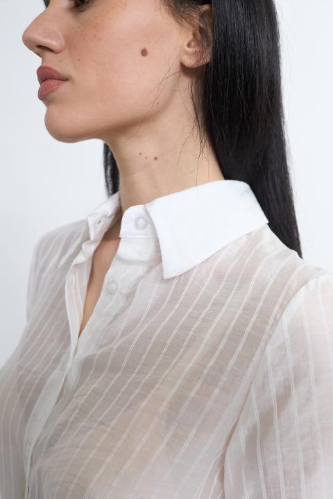 Camicia righe bianco - Primavera Estate 2026 | Brend