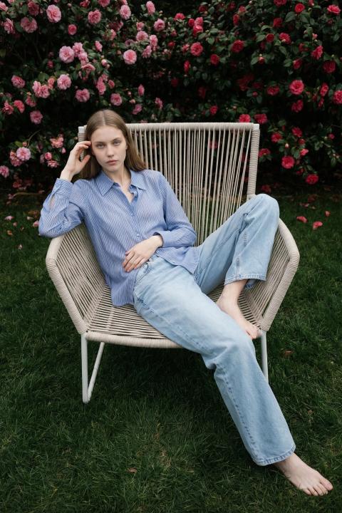 Camicia righe blu - Primavera Estate 2026 | Brend