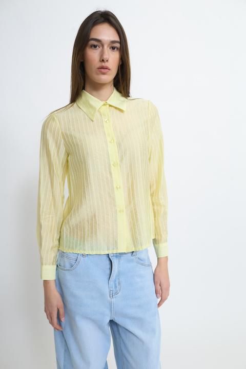 Camicia righe lime - Primavera Estate 2026 | Brend