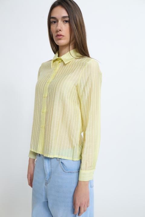Camicia righe lime - Primavera Estate 2026 | Brend
