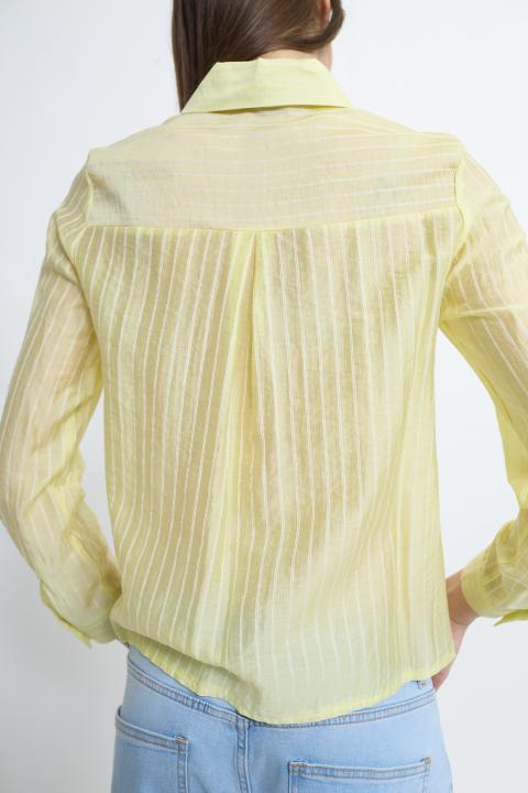 Camicia righe lime - Primavera Estate 2026 | Brend