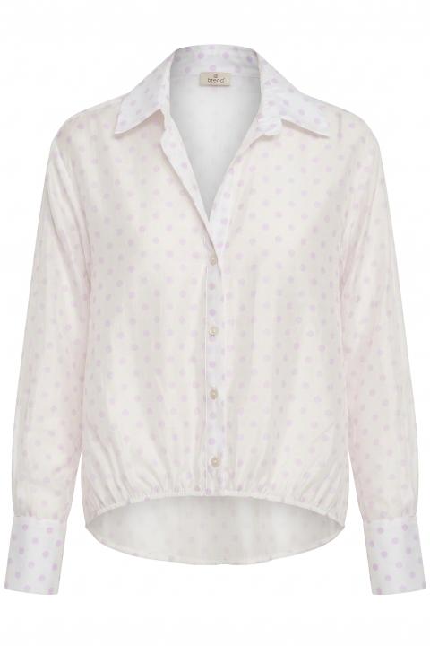 Camicia pois elastico pois lilla - Primavera Estate 2026 | Brend