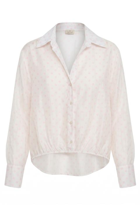 Camicia pois elastico pois rosa - Primavera Estate 2026 | Brend