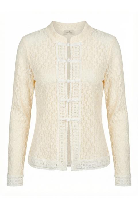 Camicia pizzo passamaneria panna - Primavera Estate 2026 | Brend