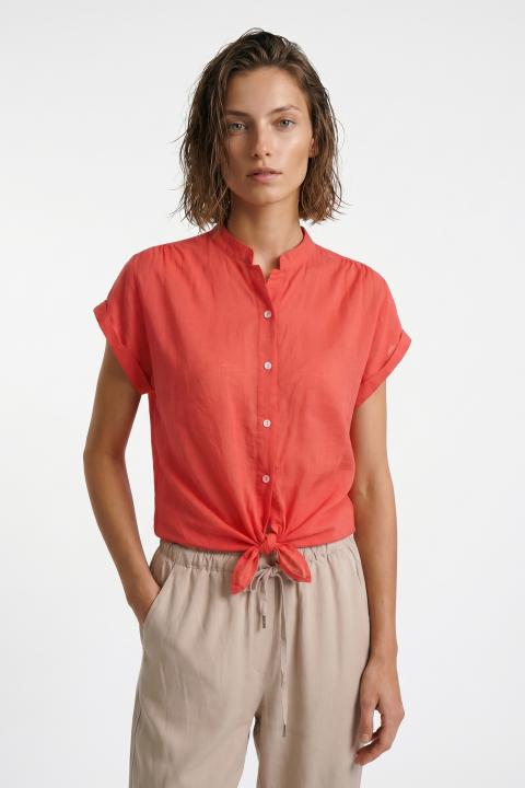 Camicia manica aletta corallo - Primavera Estate 2026 | Brend
