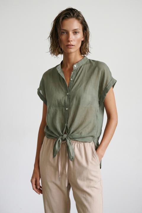 Camicia manica aletta militare - Primavera Estate 2026 | Brend