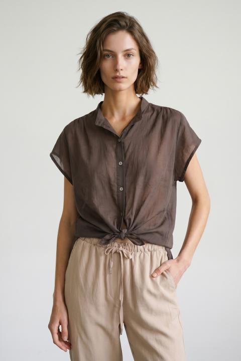 Camicia manica aletta moro - Primavera Estate 2026 | Brend