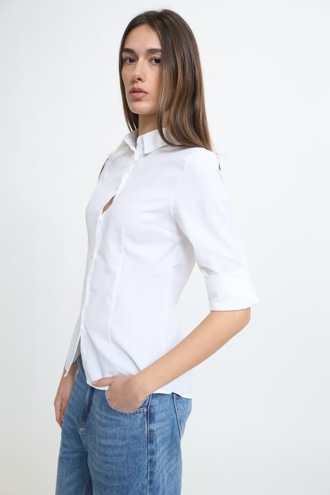 Camicia avvitata bianco - Primavera Estate 2026 | Brend